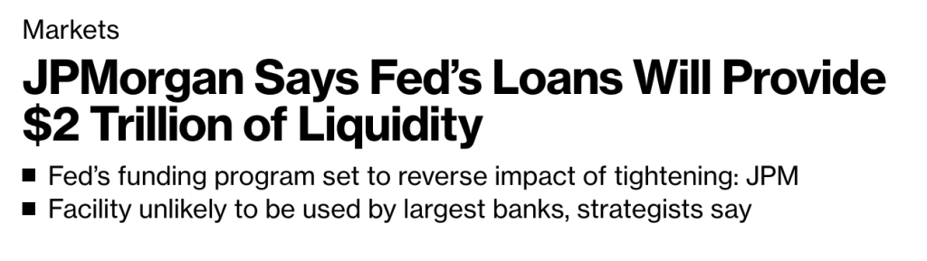 Fed có thể 'bơm' 2.000 tỷ USD cho hệ thống ngân hàng Hoa Kỳ
